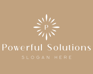 Floral Sun Decor logo design