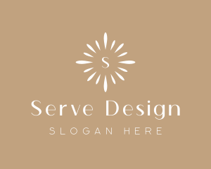 Floral Sun Decor logo design