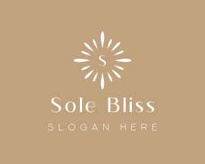 Floral Sun Decor logo design