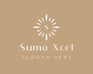 Floral Sun Decor logo design