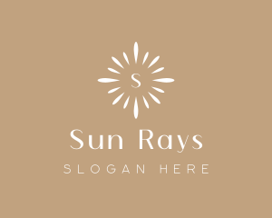 Floral Sun Decor logo design