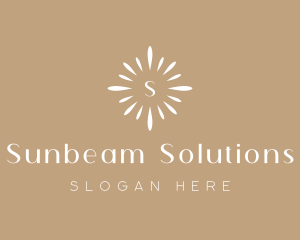 Floral Sun Decor logo design