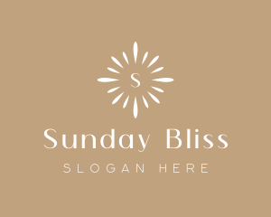 Floral Sun Decor logo design