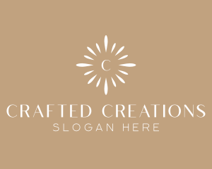 Floral Sun Decor logo design