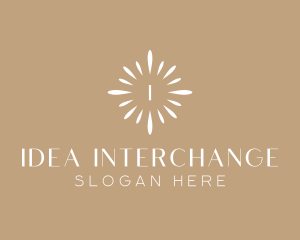 Floral Sun Decor logo design