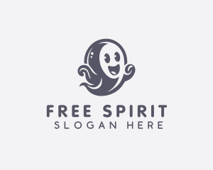 Haunted Ghost Spirit logo design