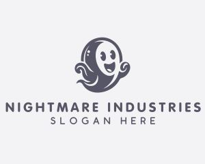 Haunted Ghost Spirit logo design