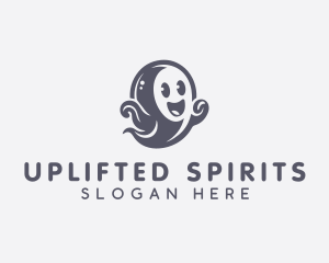 Haunted Ghost Spirit logo design