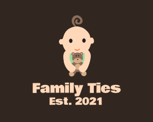 Teddy Bear Toddler logo design