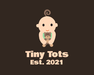 Teddy Bear Toddler logo design