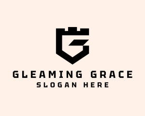 Fort Shield Letter G logo design