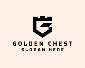 Fort Shield Letter G logo design