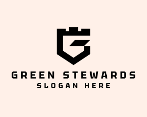 Fort Shield Letter G logo design