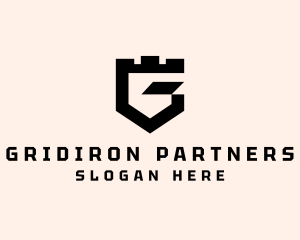 Fort Shield Letter G logo design