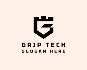 Fort Shield Letter G logo design