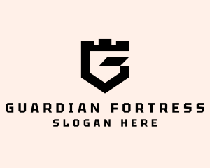 Fort Shield Letter G logo design