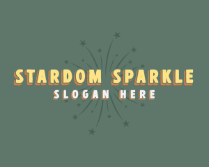 Fireworks Starburst Sparkle logo design