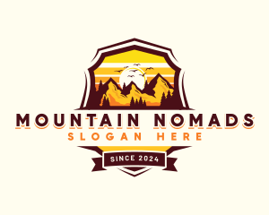 Shield Mountain Outdoor logo design