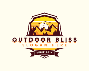 Shield Mountain Outdoor logo design