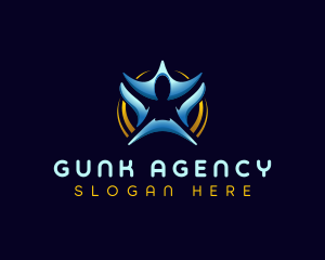 Human Agency Support logo design