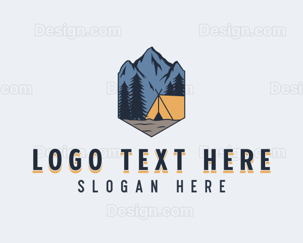 Mountain Outdoor Camp Logo