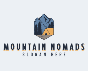 Mountain Outdoor Camp logo design