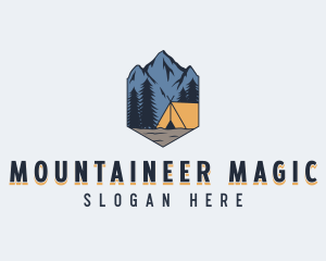 Mountain Outdoor Camp logo design