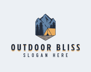 Mountain Outdoor Camp logo design