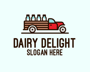 Milk Truck Delivery logo