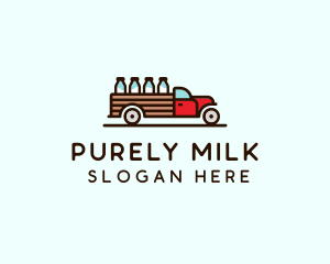 Milk Truck Delivery logo