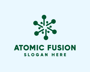 Science Atom Research logo design