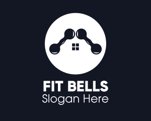 Double Dumbbell Gym logo design