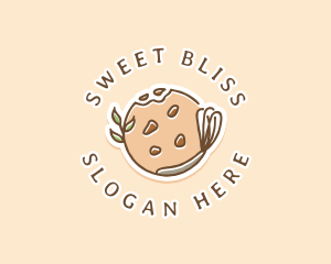 Floral Cookie Whisk logo design