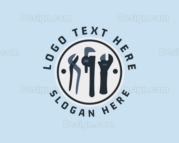 Plumbing Tool Repairman Logo