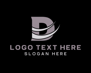 Industrial Logistics Mover Letter D  logo