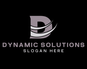 Industrial Logistics Mover Letter D  logo design