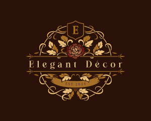 Rose Elegant Floral  logo design