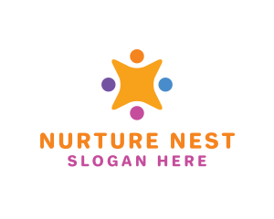 Kindergarten Nursery Kids  logo