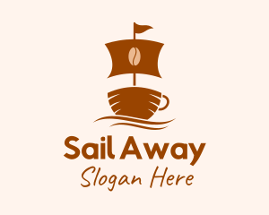 Brown Coffee Boat logo