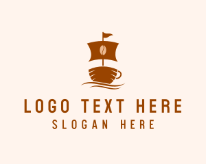 Brown Coffee Boat logo
