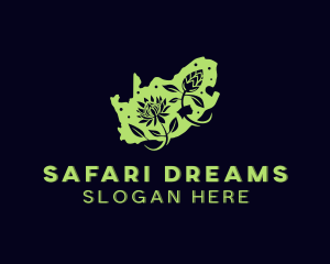 South Africa Flower logo design