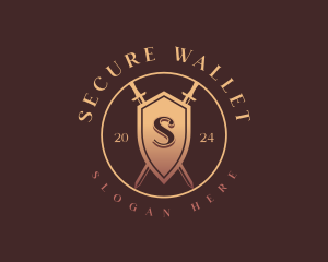 Security Shield Sword logo design