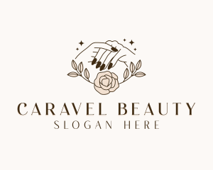 Beauty Nails Manicure logo design