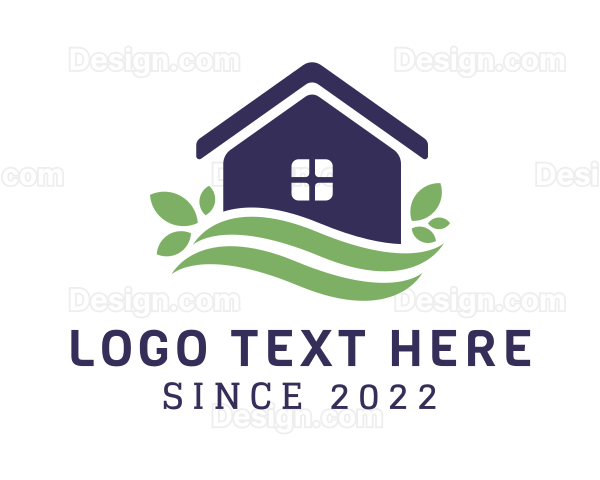 House Garden Landscaping Logo