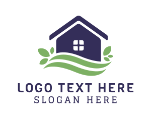 House Garden Landscaping Logo