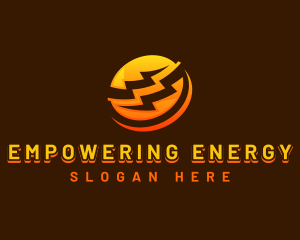 Electrical Power Lightning  logo design