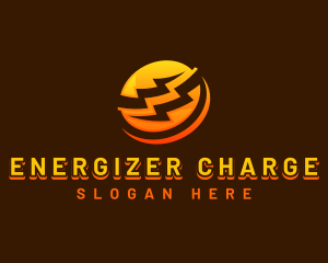 Electrical Power Lightning  logo design