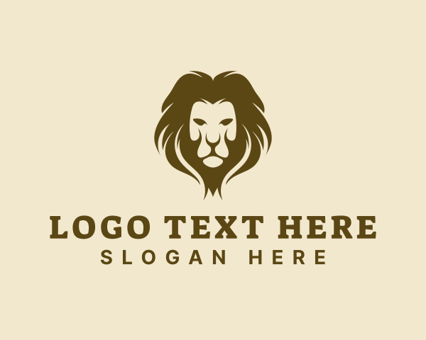 Lion logo example 4