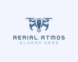 Aerial Drone Lens logo design