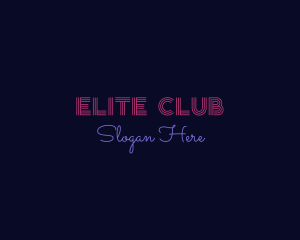 Retro Neon Club logo
